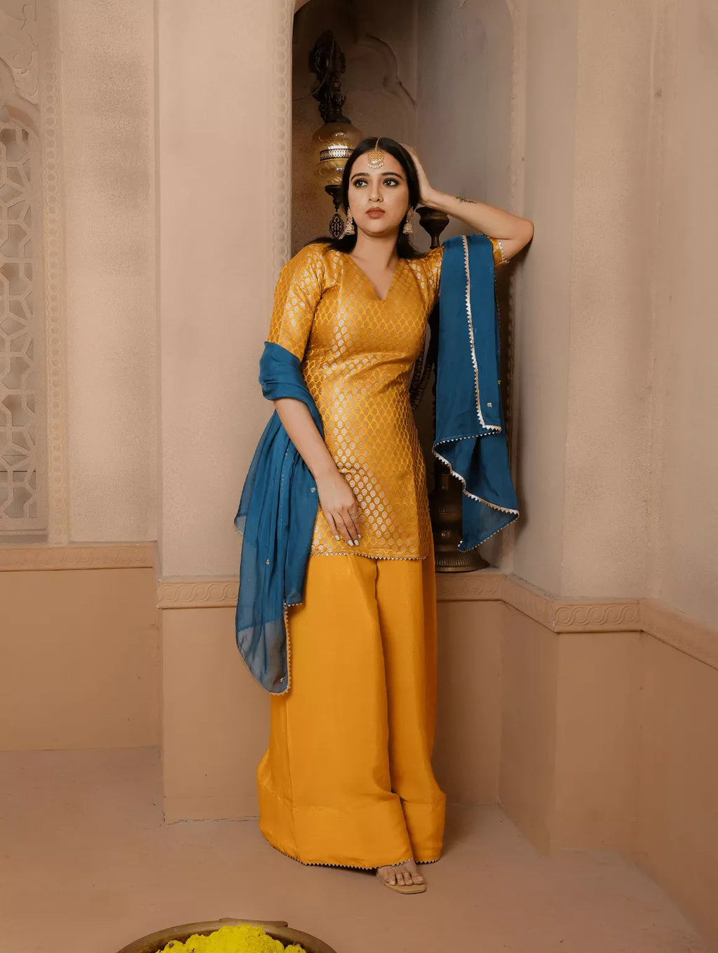 Haldi Sharara Set