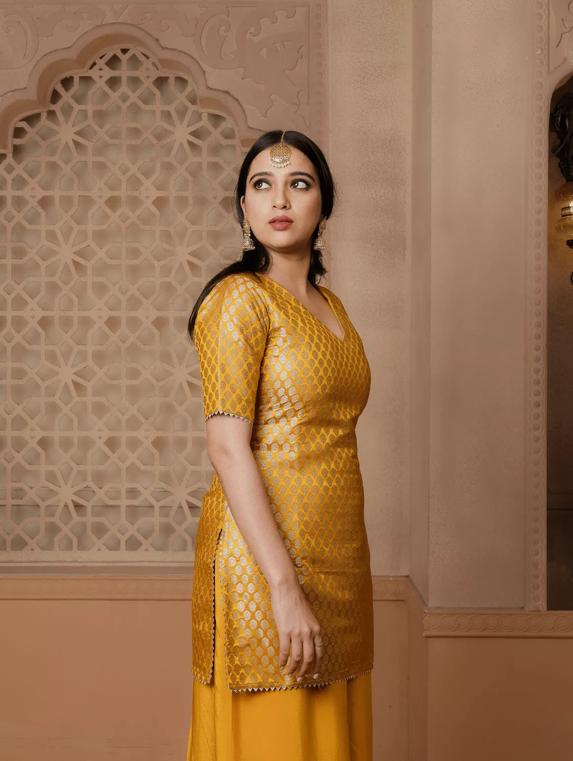 Haldi Sharara Set