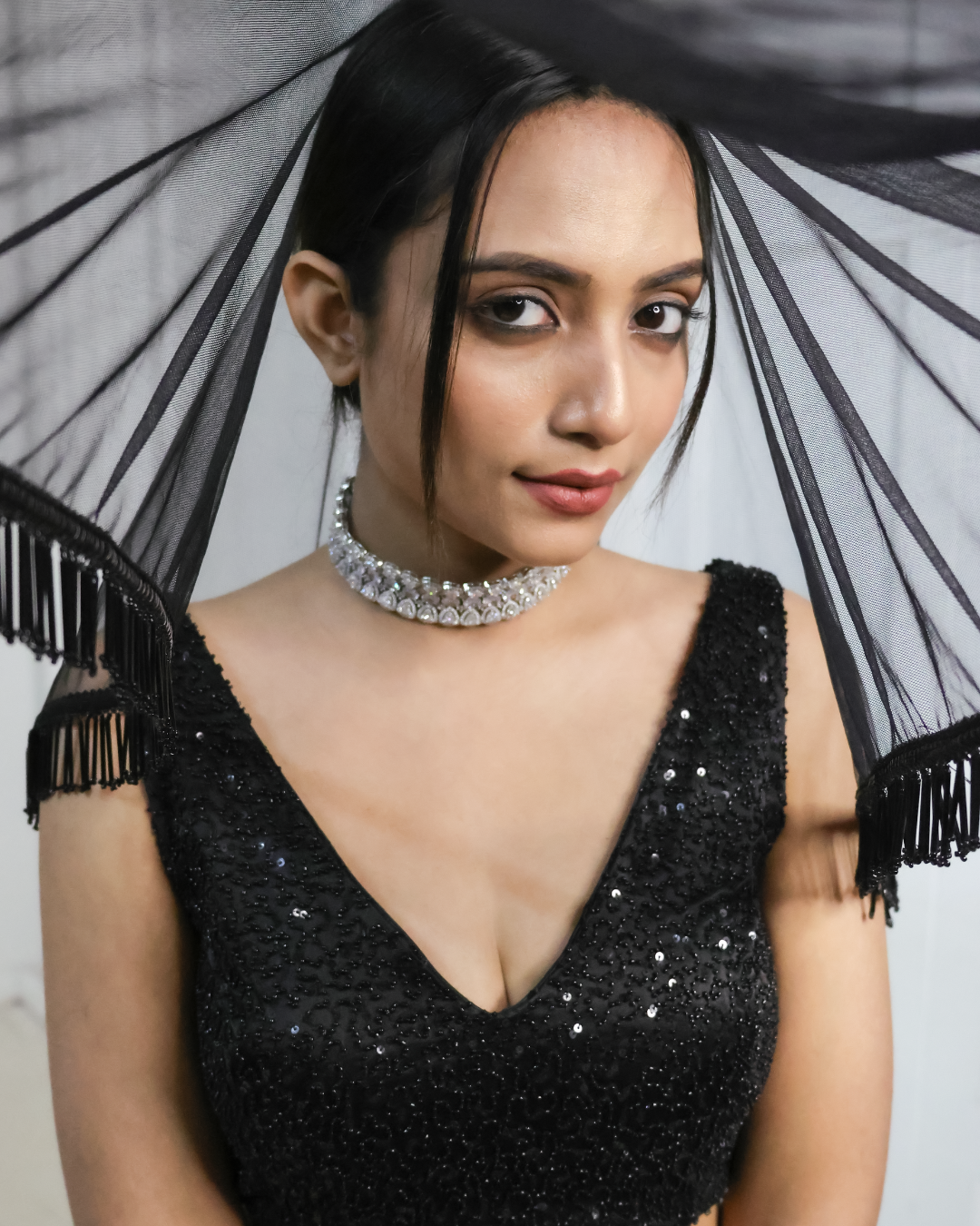 Mystic Black Lehnga