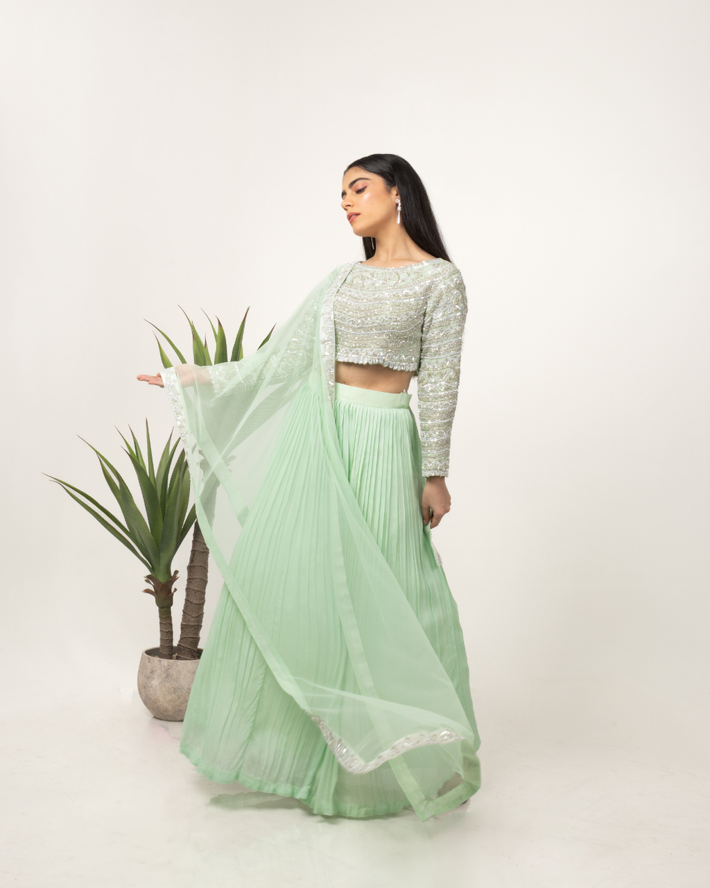 Raabta Pastel Green Set