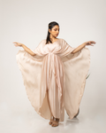 Powder pink Butterfly Flared Dress