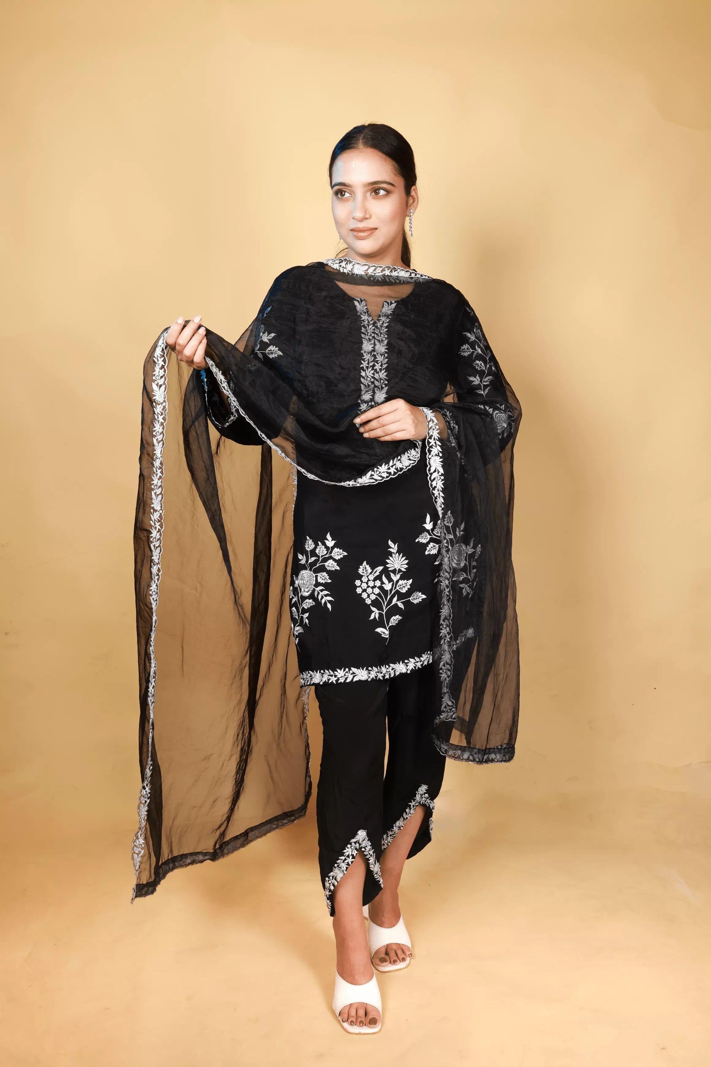 Midnight Elegance Black Suit Set