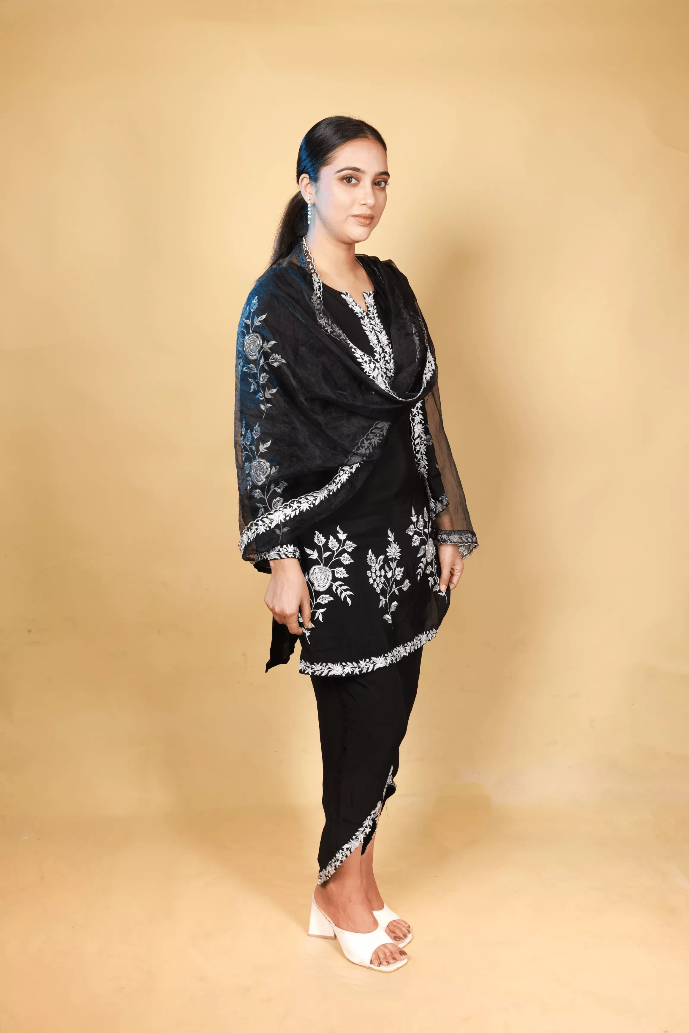 Midnight Elegance Black Suit Set