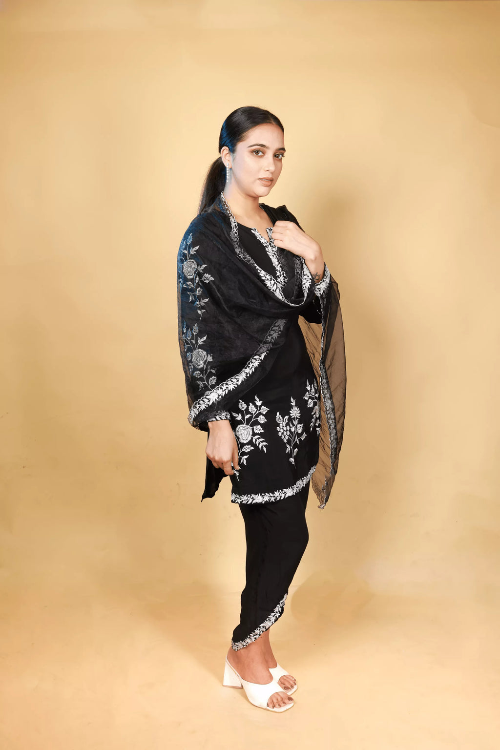 Midnight Elegance Black Suit Set