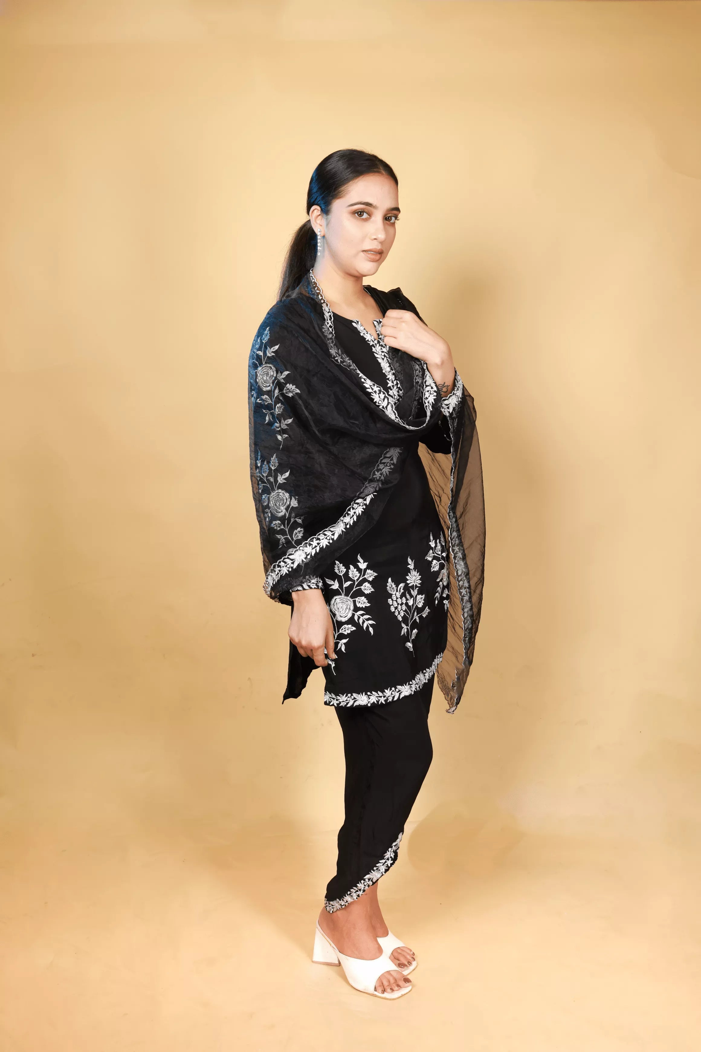 Midnight Elegance Black Suit Set