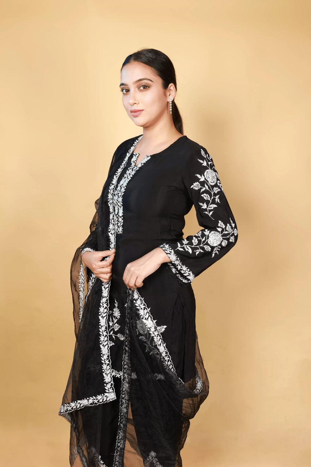 Midnight Elegance Black Suit Set