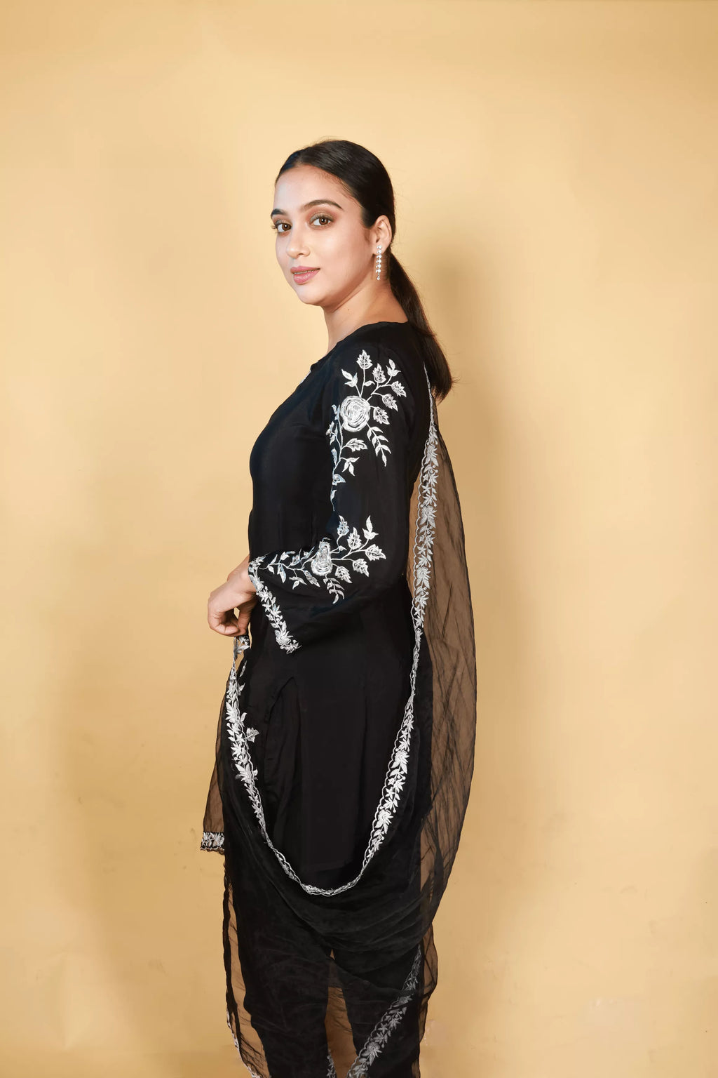Midnight Elegance Black Suit Set