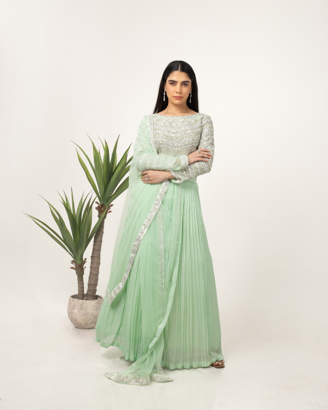 Raabta Pastel Green Set