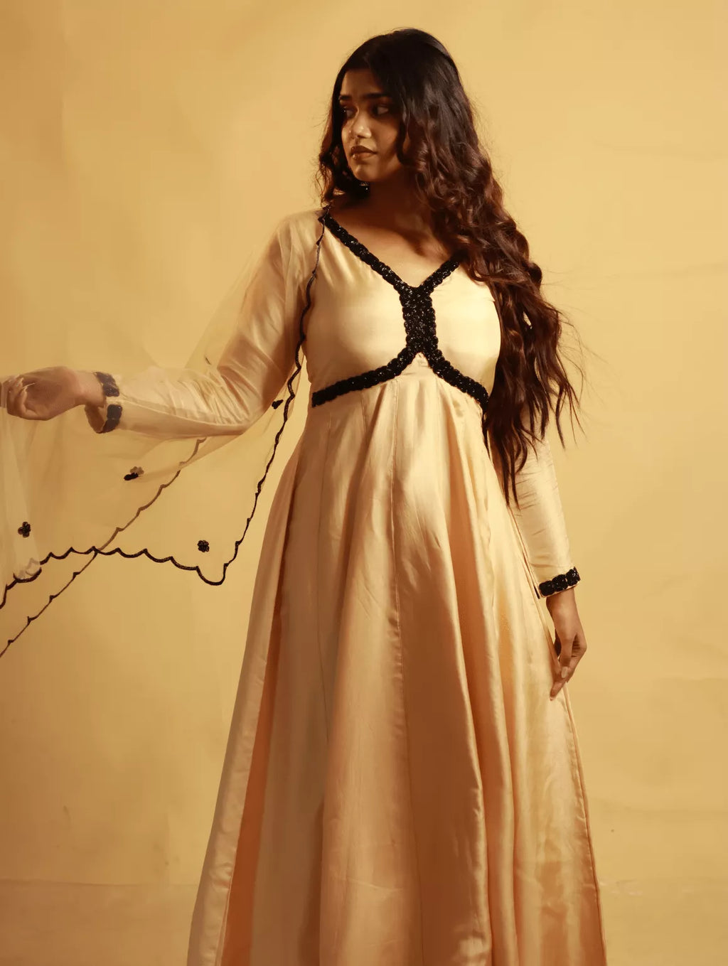 Kachdana Peach Charm Suit