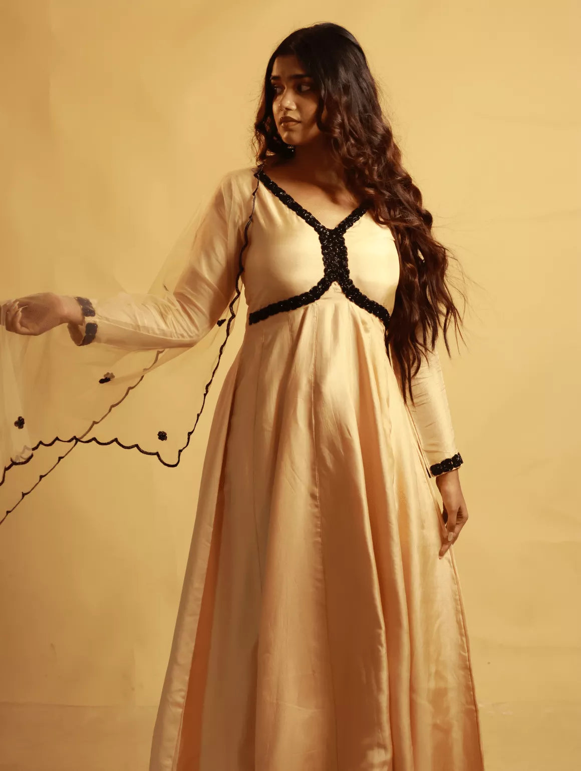 Kachdana Peach Charm Suit