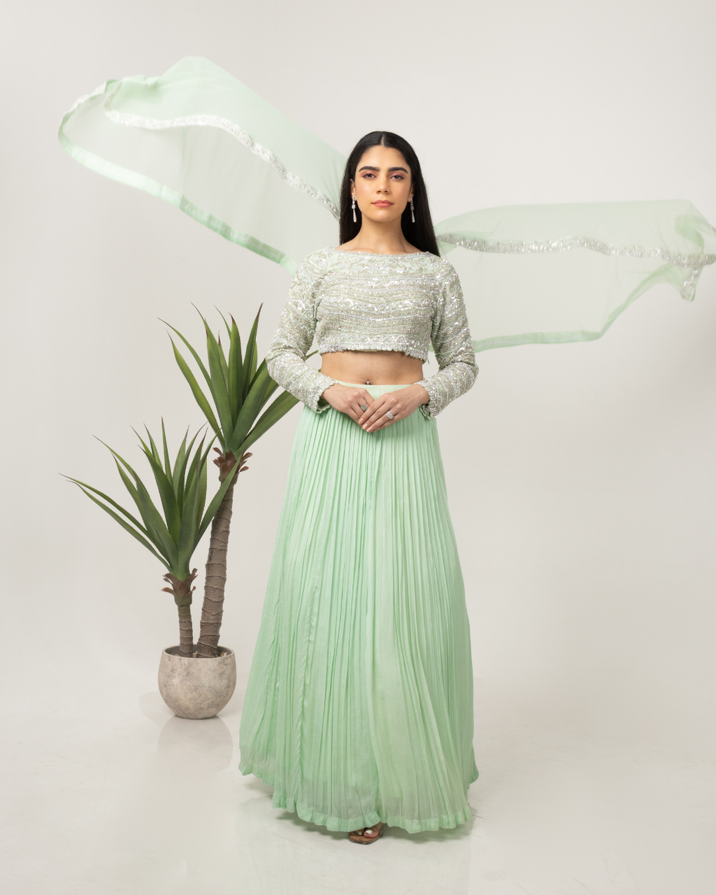 Raabta Pastel Green Set