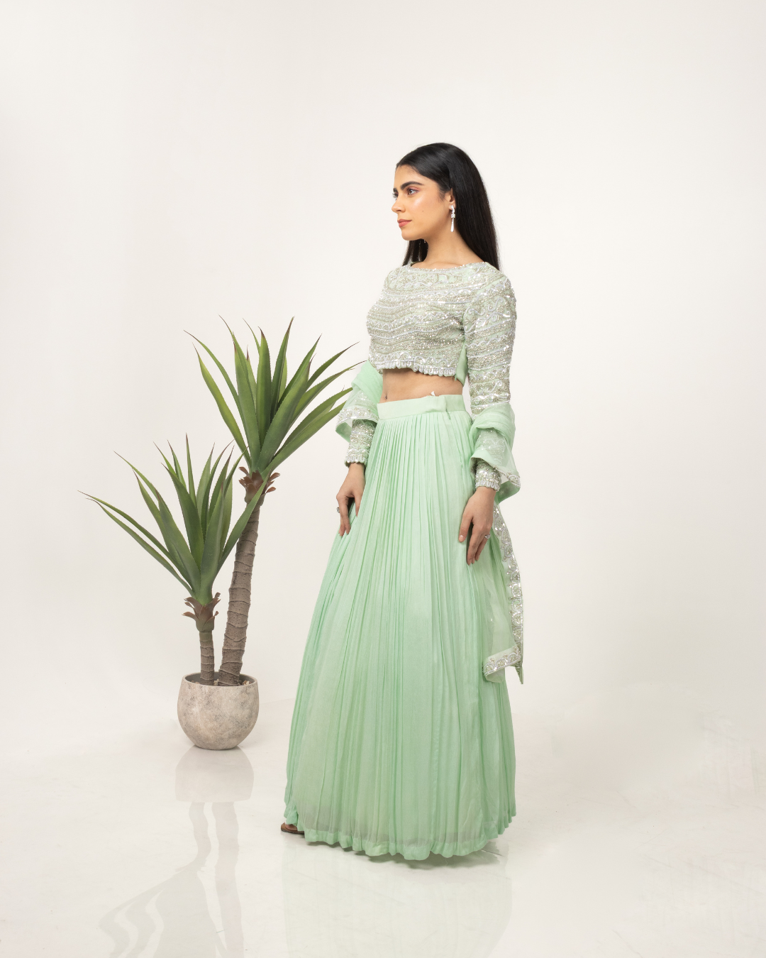 Raabta Pastel Green Set