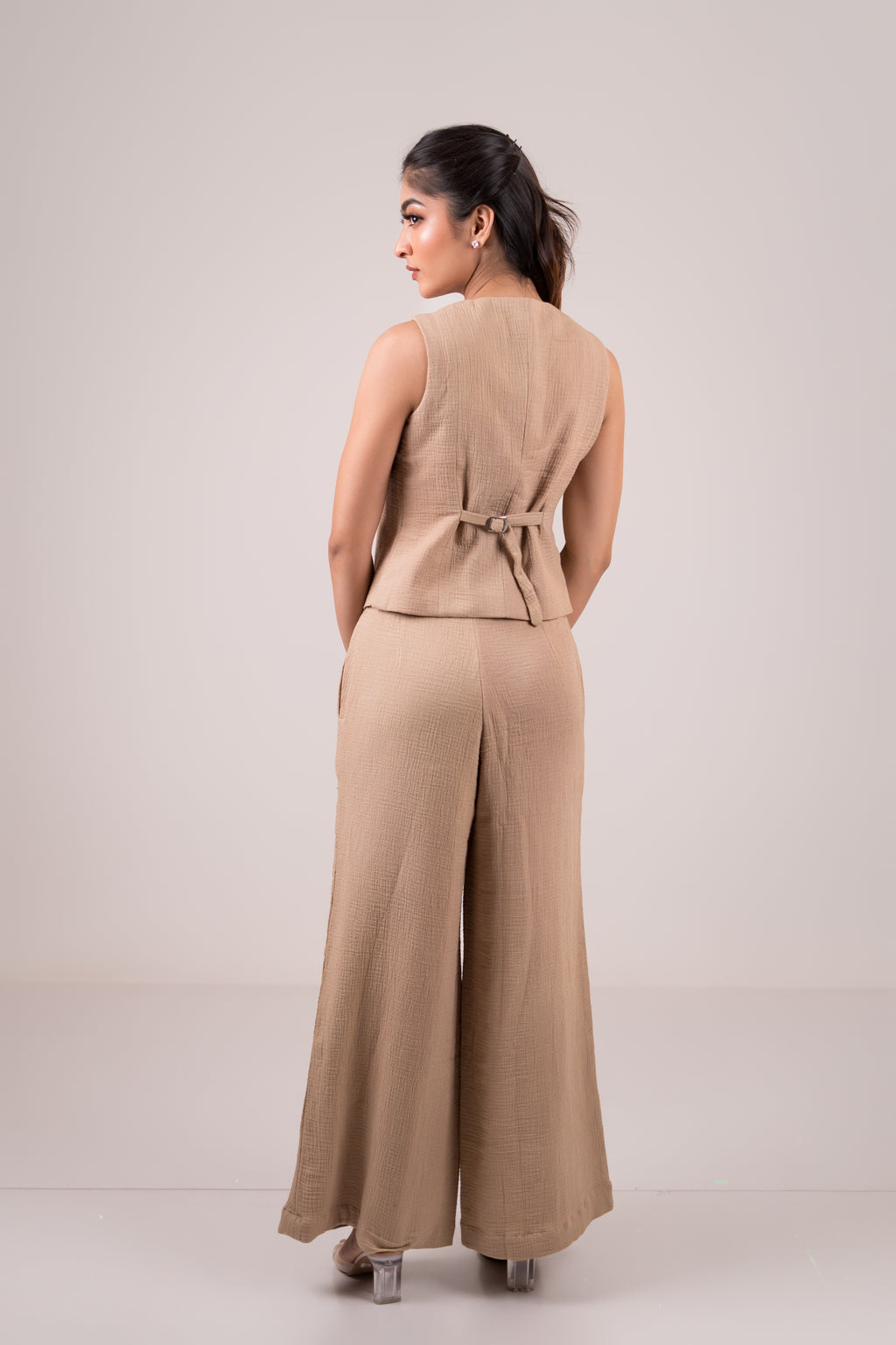 Beige Tailored Co-ord Set